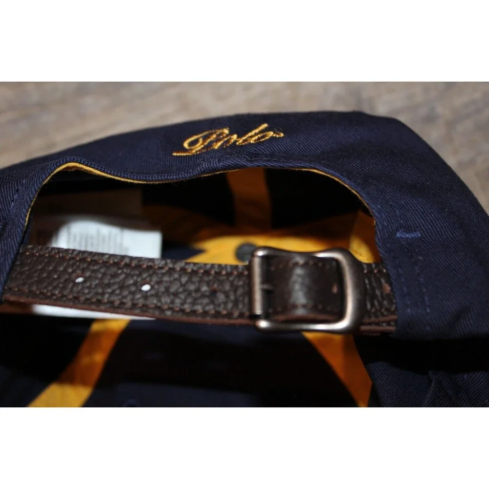 NWT Polo Ralph Lauren Men's Polo Pony Embroided Crest Baseball Cap OSFA BLUE